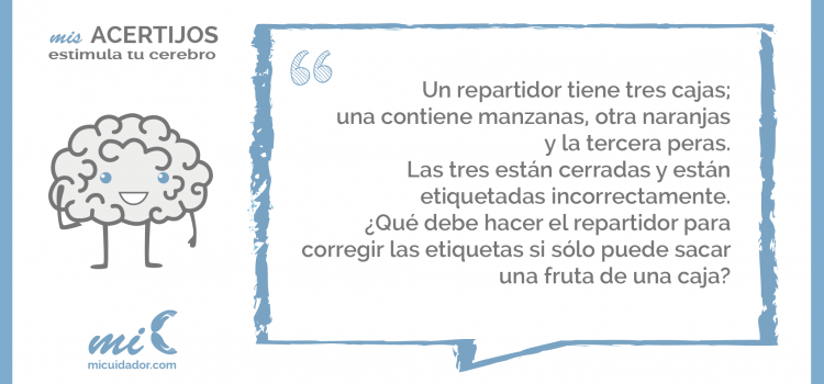 Enigma «El contratiempo del repartidor»